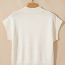  Adele Cropped Short Sleeve Sweater