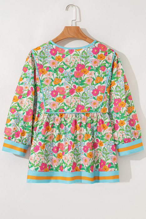 Adley Puff Sleeve Babydoll Blouse