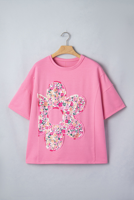 Adriana Big Flower Oversize Tee