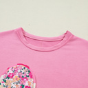  Adriana Big Flower Oversize Tee