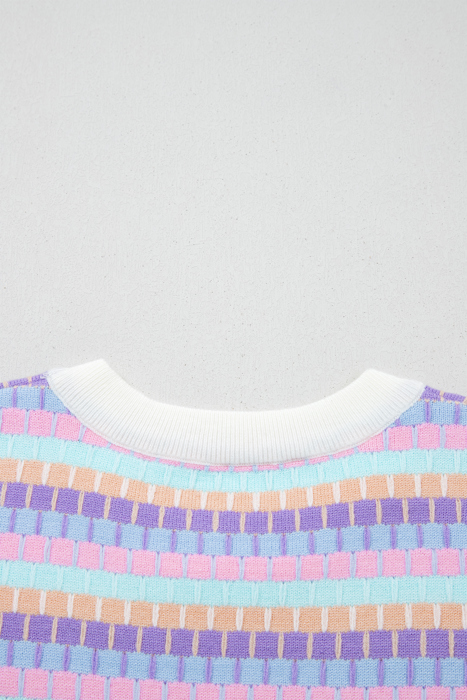 Ailany Knit Short Sleeve Sweater