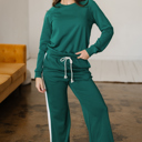 Sea Green Large Aileen Solid Color Pullover Top