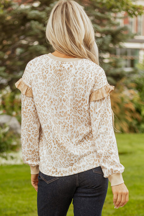 Aimee Detail Ribbed Trim Sweatshirt