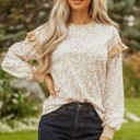  Aimee Detail Ribbed Trim Sweatshirt