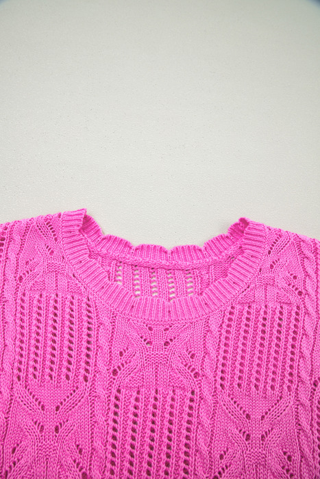 Ainara Trim Short Sleeve Sweater