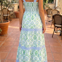  Akira Patchwork Detail Sleeveless Dress