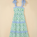  Akira Patchwork Detail Sleeveless Dress