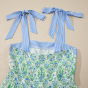  Akira Patchwork Detail Sleeveless Dress
