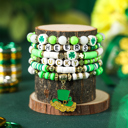 Green Alaina Multilayered 6pcs Bracelet Set