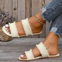  Alaiya Double Band Flat Slippers