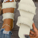  Alaiya Double Band Flat Slippers
