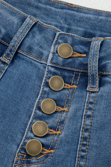 Aleah Waist Wide Leg Jeans