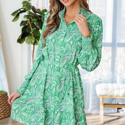 Aleia Tied Waist Mini Dress