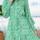  Aleia Tied Waist Mini Dress