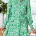  Aleia Tied Waist Mini Dress