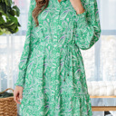  Aleia Tied Waist Mini Dress
