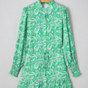  Aleia Tied Waist Mini Dress