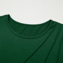  Alejandra Detail Solid Color Long Sleeve Top