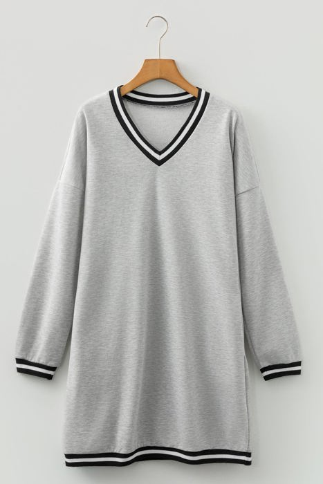 Alessandra Shirt Dress Long Sleeve Top