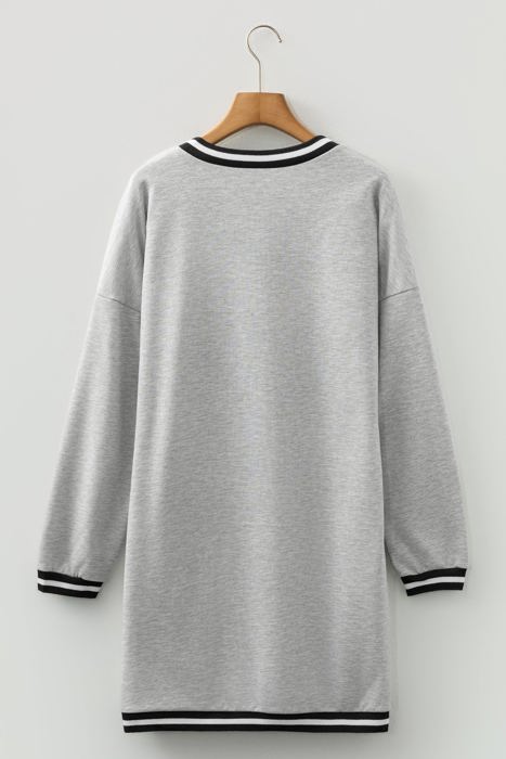 Alessandra Shirt Dress Long Sleeve Top