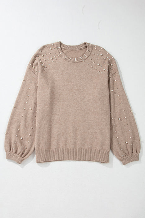Alessia Plus Size Pearled Sweater