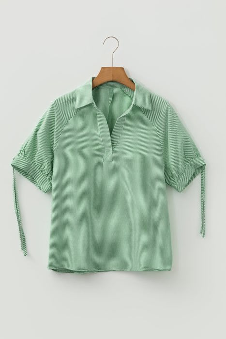 Alexandra Collared Half Sleeve Blouse