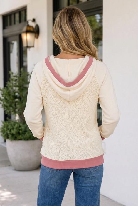 Alexandra Exposed Seam Hoodie