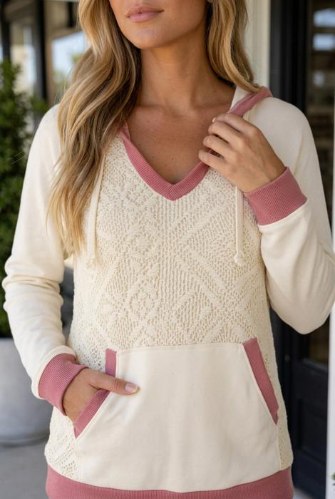 Alexandra Exposed Seam Hoodie
