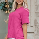  Alexia Short Sleeve Knit Top