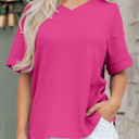  Alexia Short Sleeve Knit Top