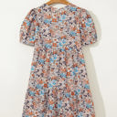  Aliana Bohemian Floral Mini Dress
