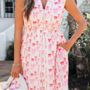 Alianna Sleeveless Bow Mini Dress