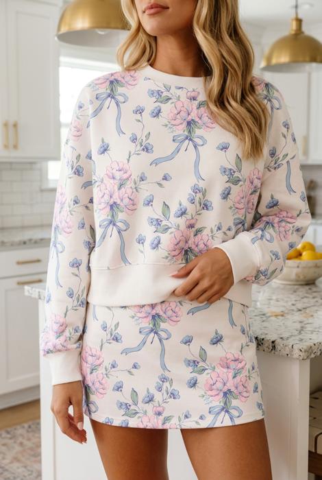 Alicia Floral Print Long Sleeve Set