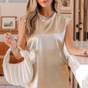  Alicia Metallic Tank Top