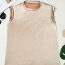  Alicia Metallic Tank Top