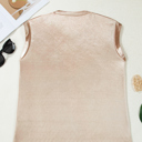  Alicia Metallic Tank Top