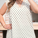  Alina Lace Trim Sleeveless PLUS Top