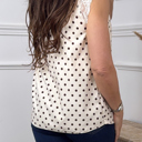  Alina Lace Trim Sleeveless PLUS Top