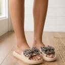  Alivia Cutout Textured Slippers