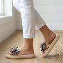  Alivia Cutout Textured Slippers