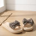  Alivia Cutout Textured Slippers