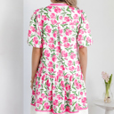  Aliya Block Trim Short Dress