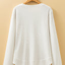  Allison Waffle Long Sleeve Top