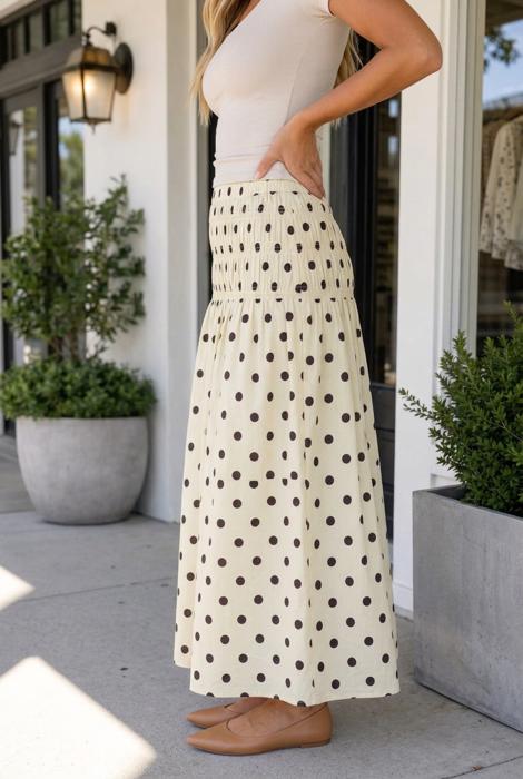 Allisyn High Waist Long Skirt