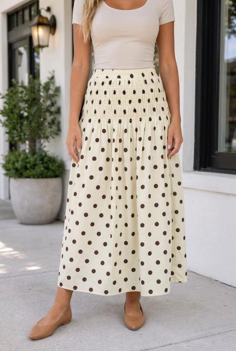 Allisyn High Waist Long Skirt