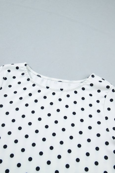 Alondrah Lettuce Trim Long Sleeve Top