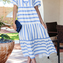  Alora Half Sleeve Vacation Dress
