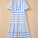  Alora Half Sleeve Vacation Dress