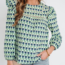 Amalia Long Sleeve Blouse Long Sleeve Top
