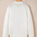  Amanda Embroidered Bow Boots Sweater